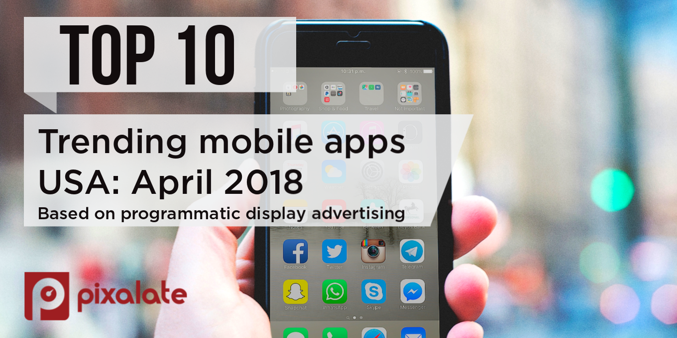 Top 10 trending apps in display advertising April 2018